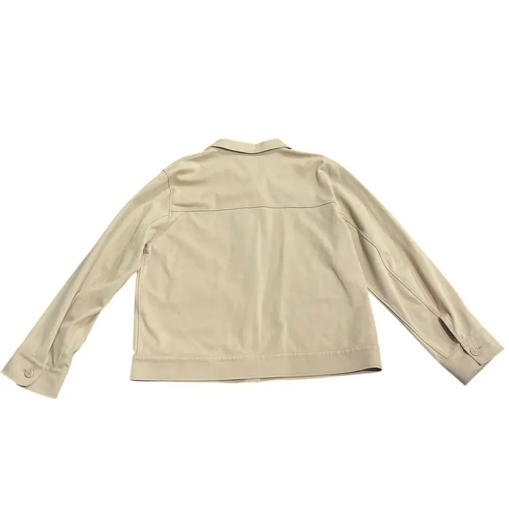 UNIQLO Jersey Relaxed Boxy Oversized Jacket XL Utility Pockets Casual Streetwear